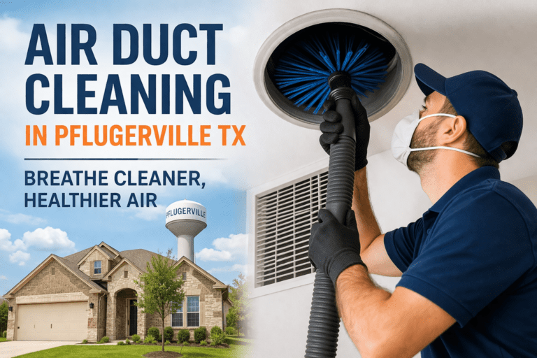 Air Duct Cleaning in Pflugerville TX for Cleaner Air