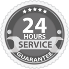 24 hours service guarantee