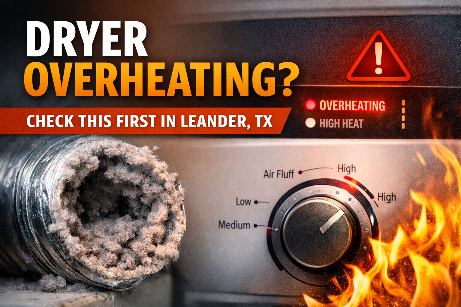Dryer Overheating in Leander