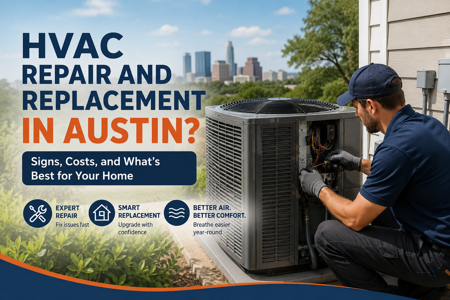 HVAC repair and replacement in Austin