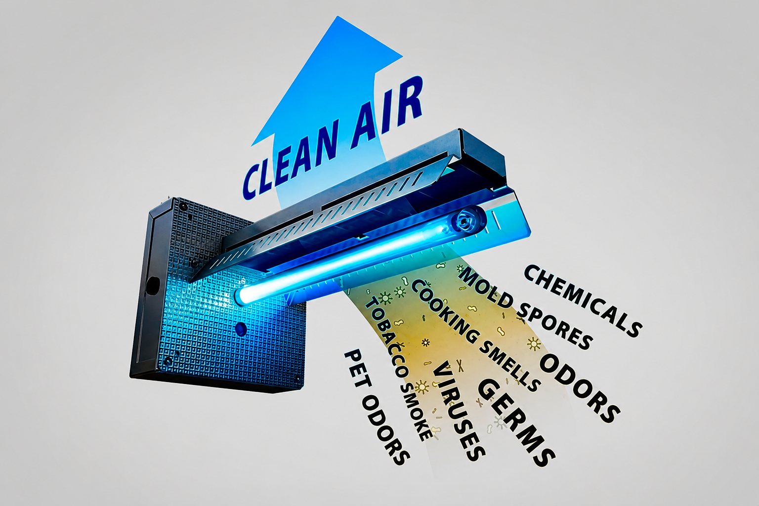 Air Purifying UV Light Installation in Austin