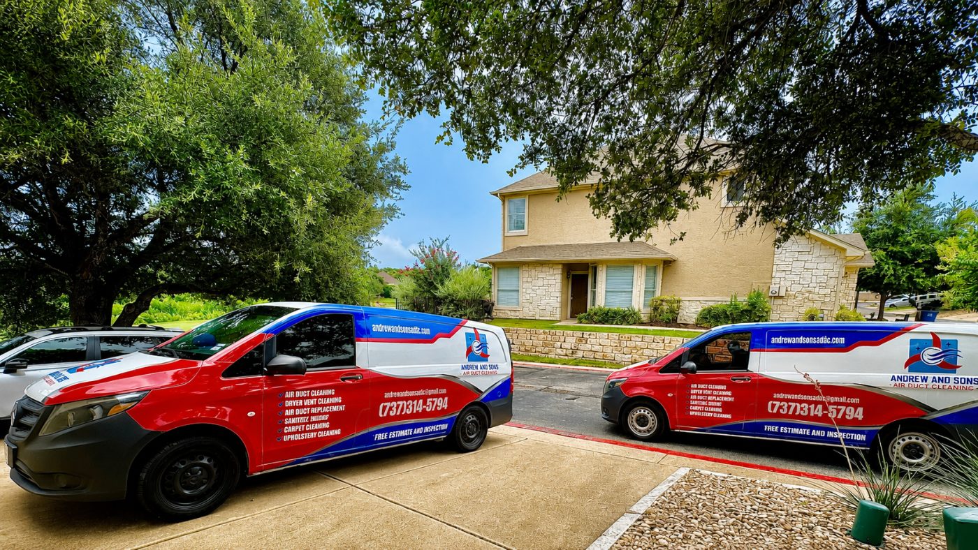 Andrew and Sons ADC crew at a home in Round Rock, TX